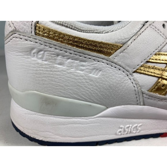Size 9.5 ASICS GEL-Lyte III KITH Ronnie Fieg Tokyo Gold / White 1203A044 100